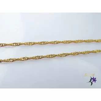 Amika- 50 antiallergén sodrott nyaklánc-18K 