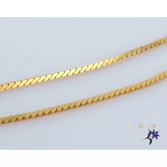 Alexia-45 antiallergén fényes nyaklánc -18K 