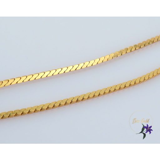 Alexia-45 antiallergén fényes nyaklánc -18K 