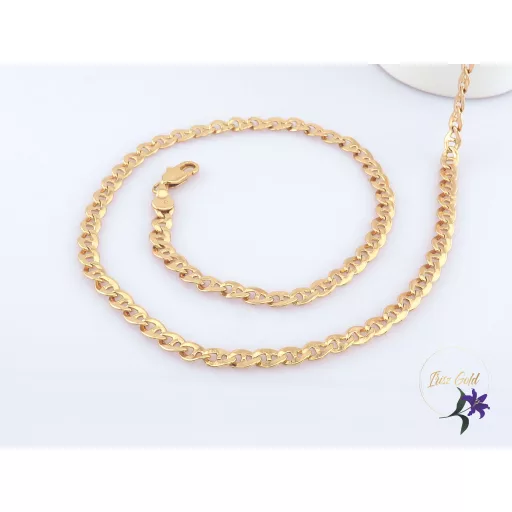 Bennina antiallergén kerekszemes nyaklánc -18K 