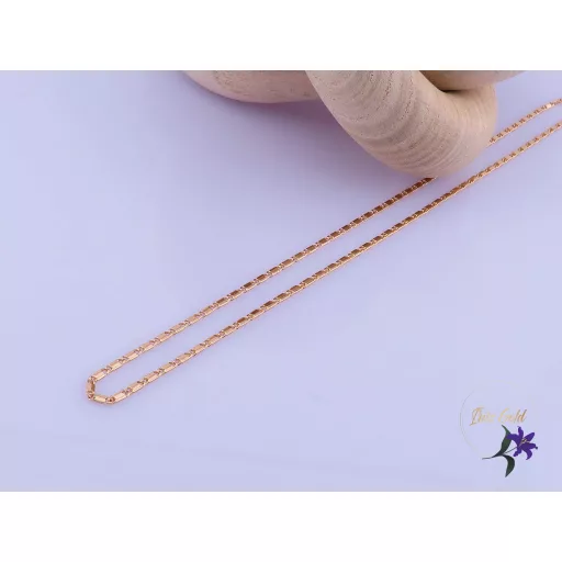 Jullia 50 antiallergén lapos szemes nyaklánc-18k 