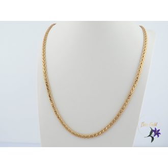 Netta antiallergén 50/4 csavart mintás nyaklánc -18K 