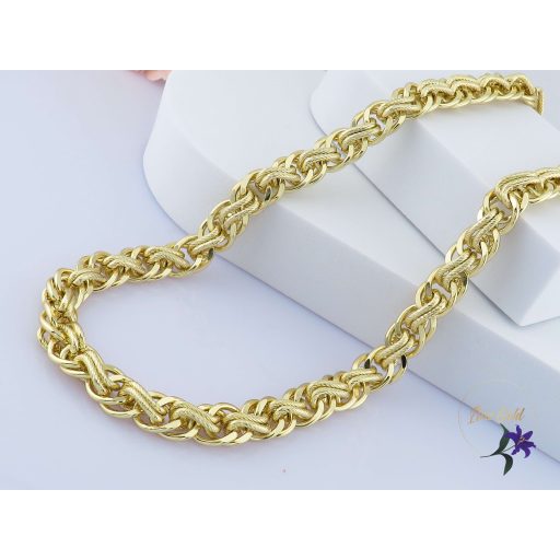 Andrej gold filled egyedi fonott szemes nyaklánc -14K 