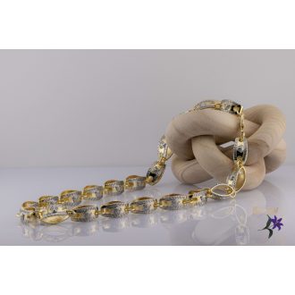 Leone-70 orvosi fém barakka nyaklánc -multikolor 