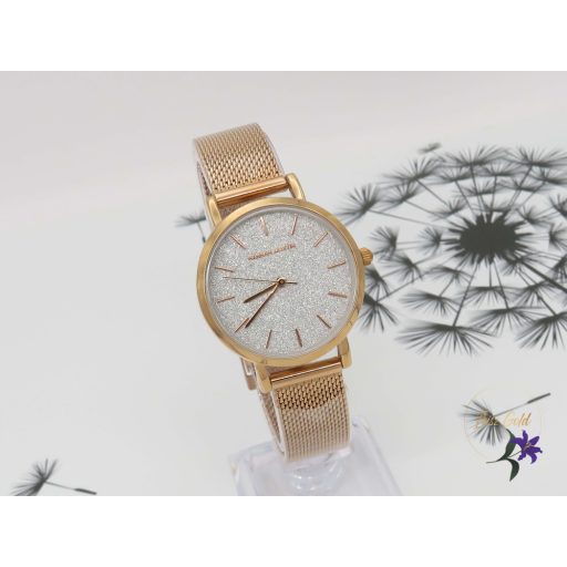 Női Hannah Martin analog karóra nemesacél-rose gold