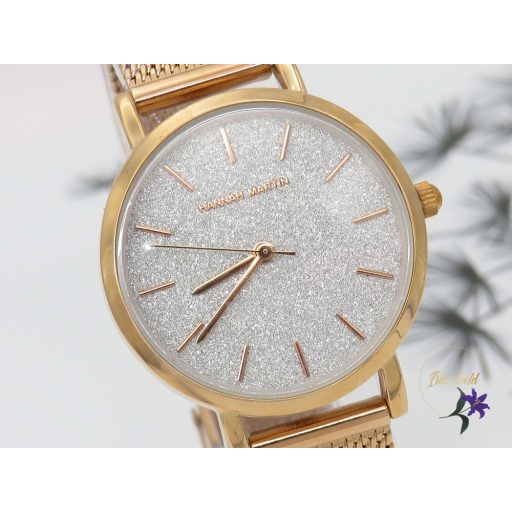 Női Hannah Martin analog karóra nemesacél-rose gold