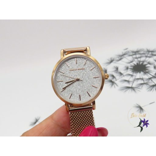 Női Hannah Martin analog karóra nemesacél-rose gold
