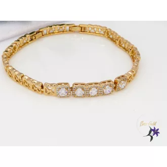   Gabriella Gold Filled szett csomagban olcsóbb fehér  köves-18K