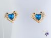 Liza antiallergén swarovski köves delfines szett -18K 