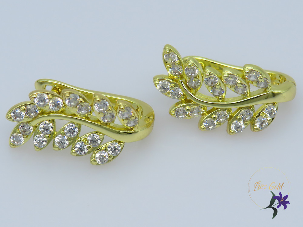 Lívia gold filled köves fülbevaló-14K-CMJ