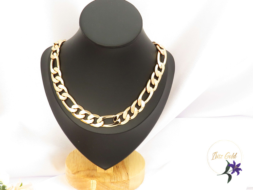 Figaró-55/12 gold filled vastag nyaklánc-18K