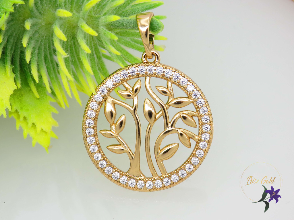 Ártemisz Gold Filled kerek medál-18K